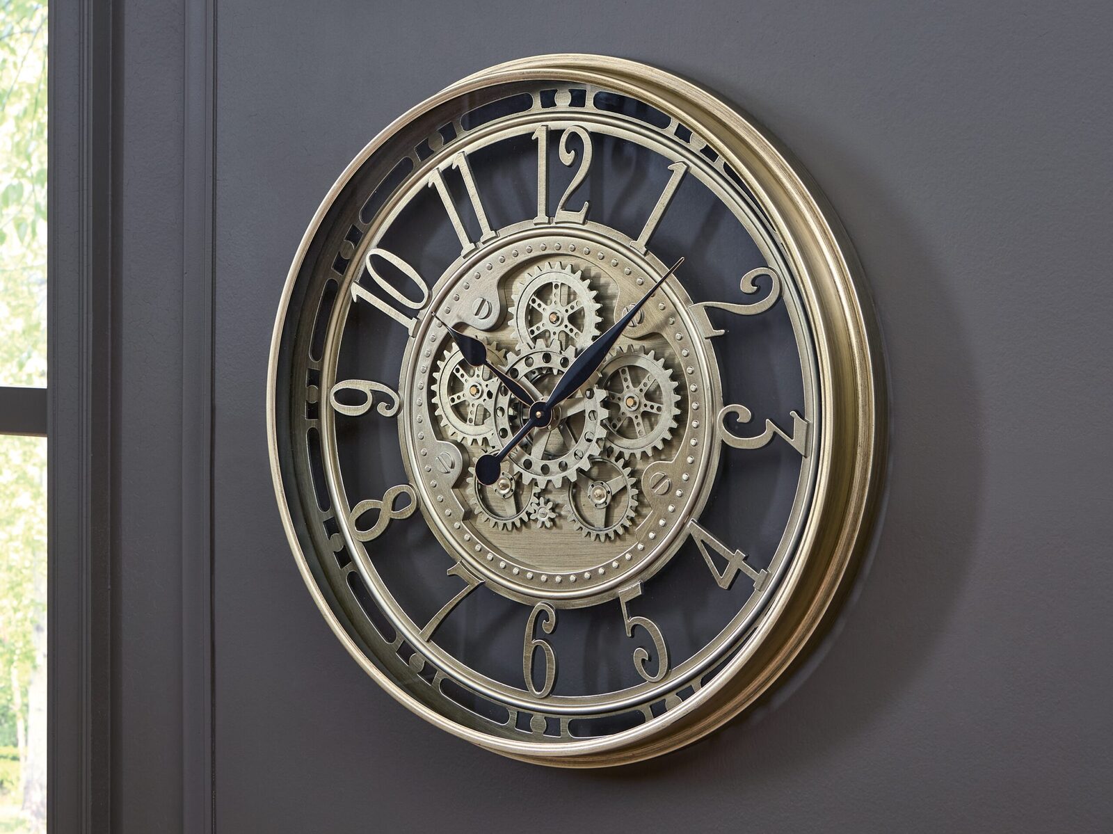 Gilover - Wall Clock - Champagne Finish - Image 2