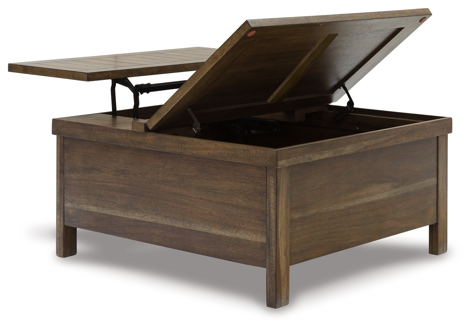 Moriville - Lift Top Cocktail Table - Grayish Brown - Image 3
