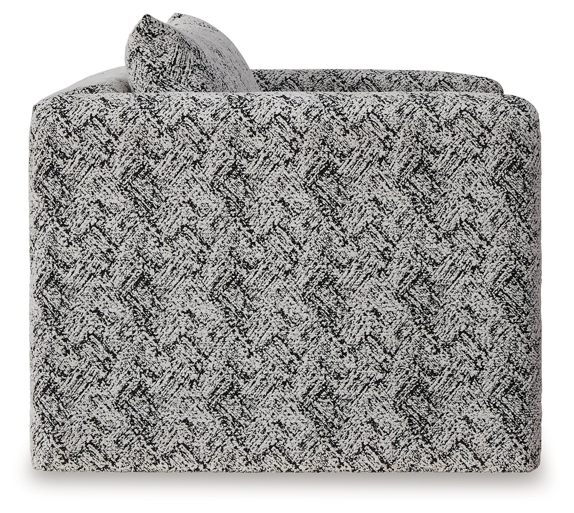 Kenbell - Accent Chair - Black / White - Image 4