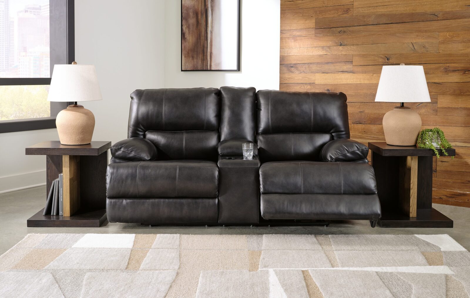 Mountainous - Power Reclining Loveseat With Console /Adj Headrest - Eclipse - Image 7