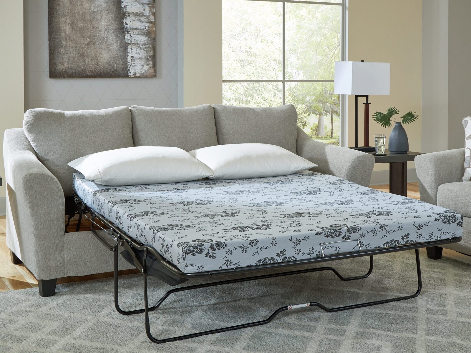 Willarae - Queen Sofa Sleeper - Taupe - Image 2