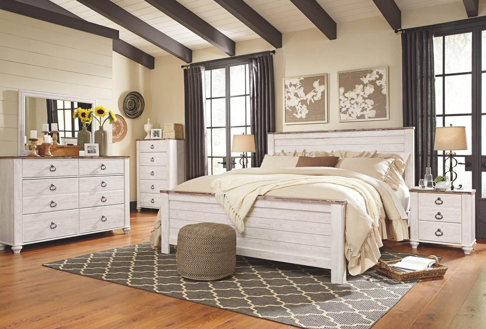 Willowton - Panel Bedroom Set - Image 4
