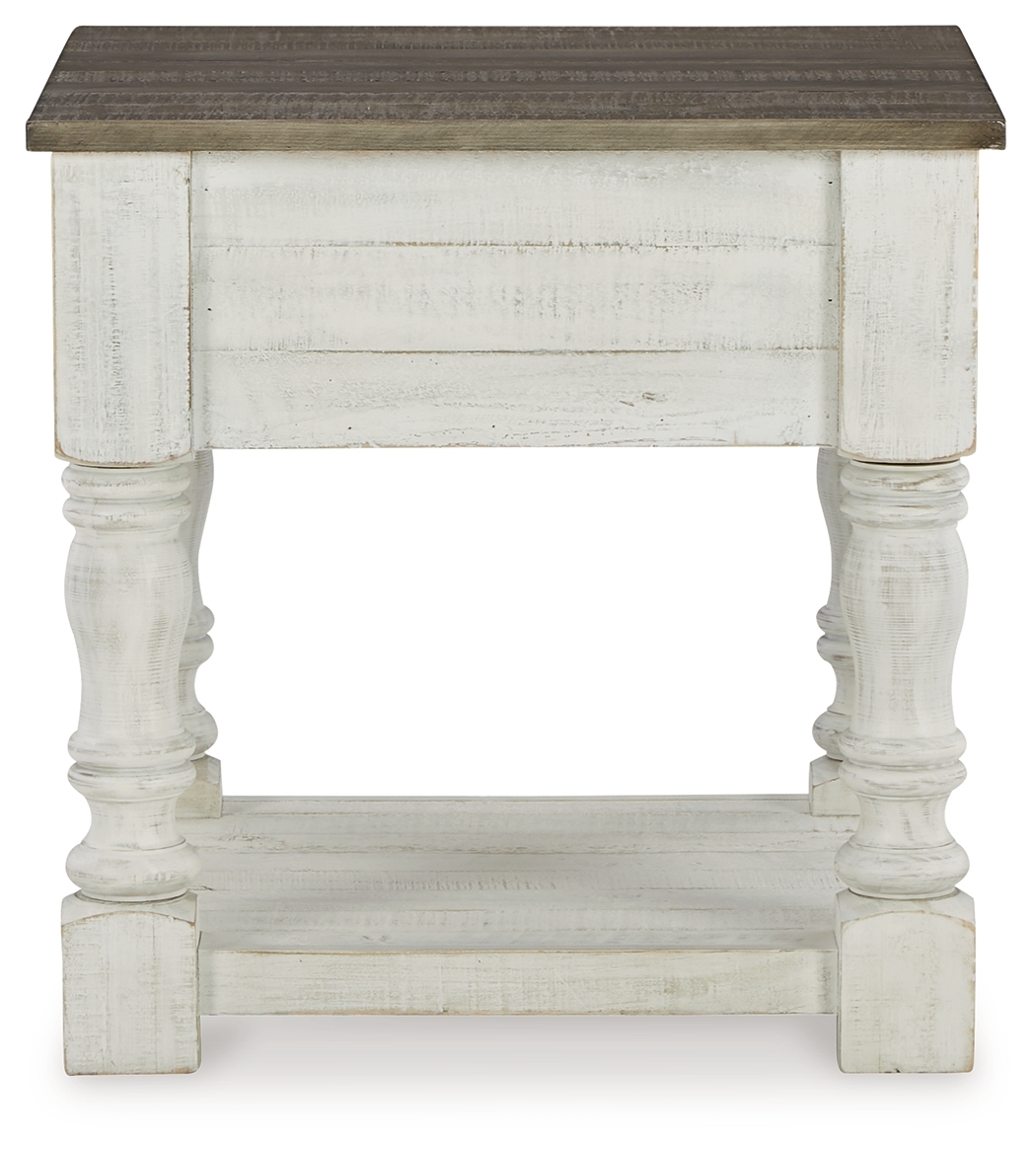 Havalance - Square End Table - White / Gray - Image 6