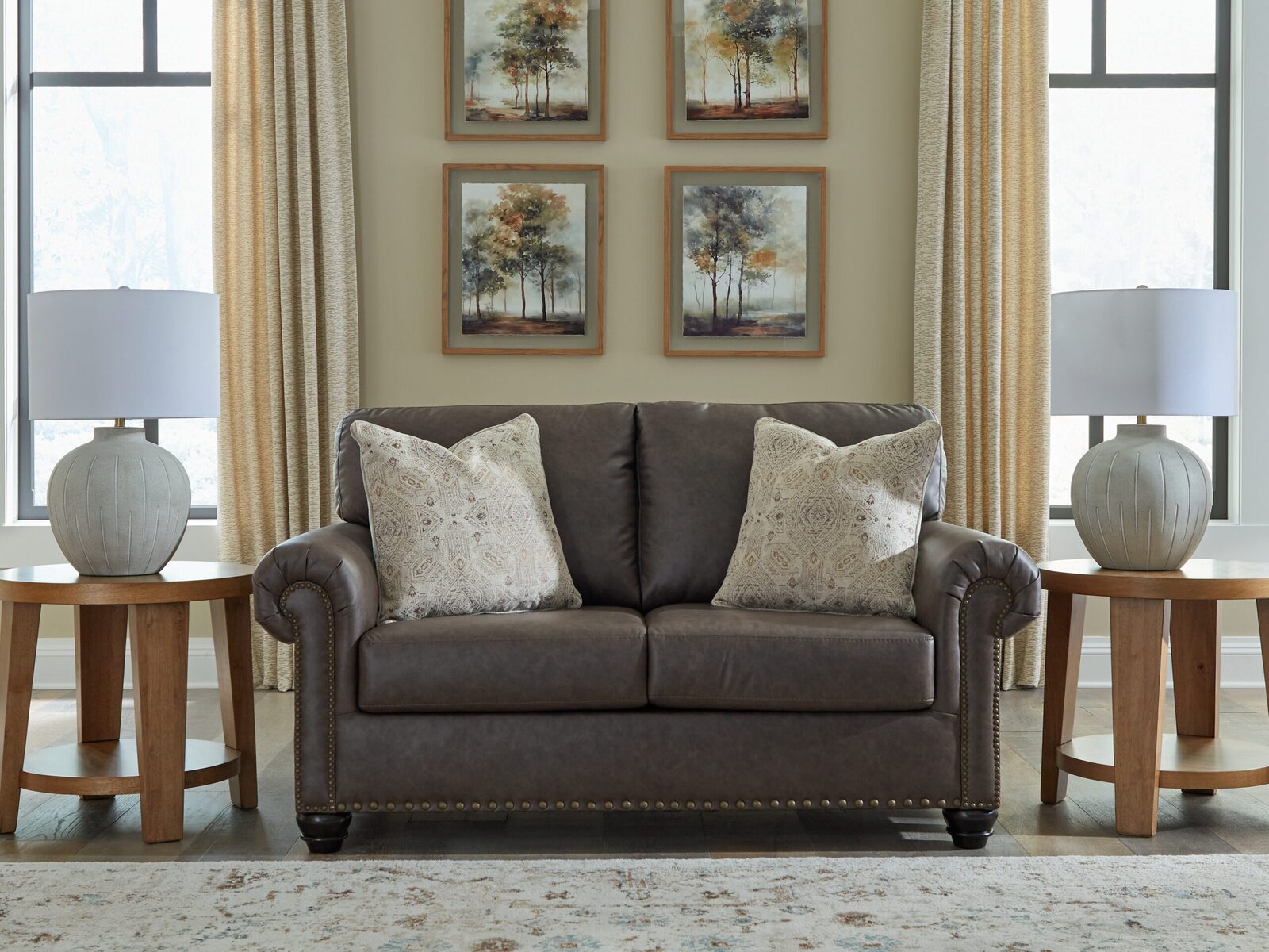 Roxmere - Loveseat - Umber - Image 2