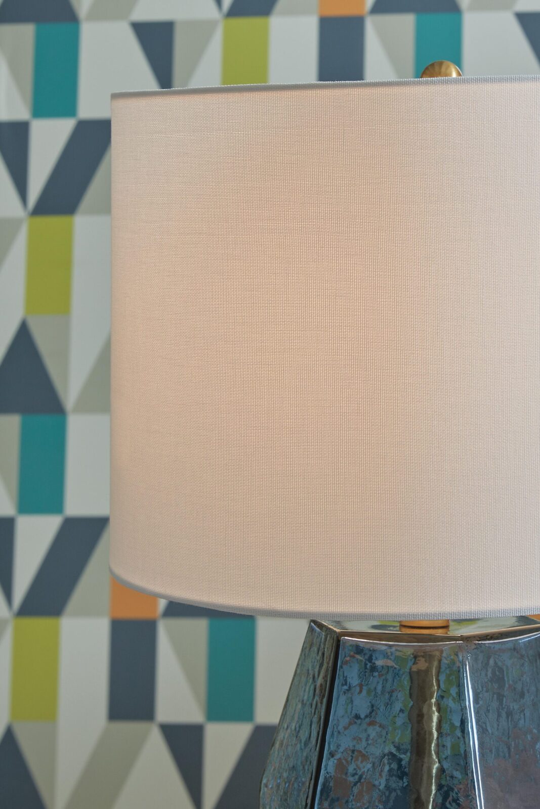 Tallow - Glass Table Lamp - Blue - Image 3