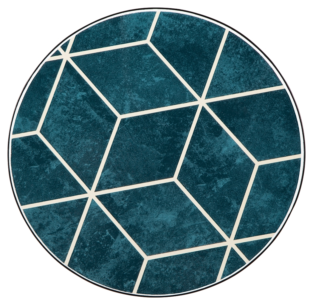 Clairbelle - Accent Table (Set of 2) - Teal - Image 4