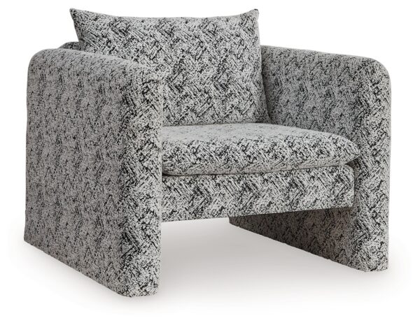 Kenbell - Accent Chair - Black / White