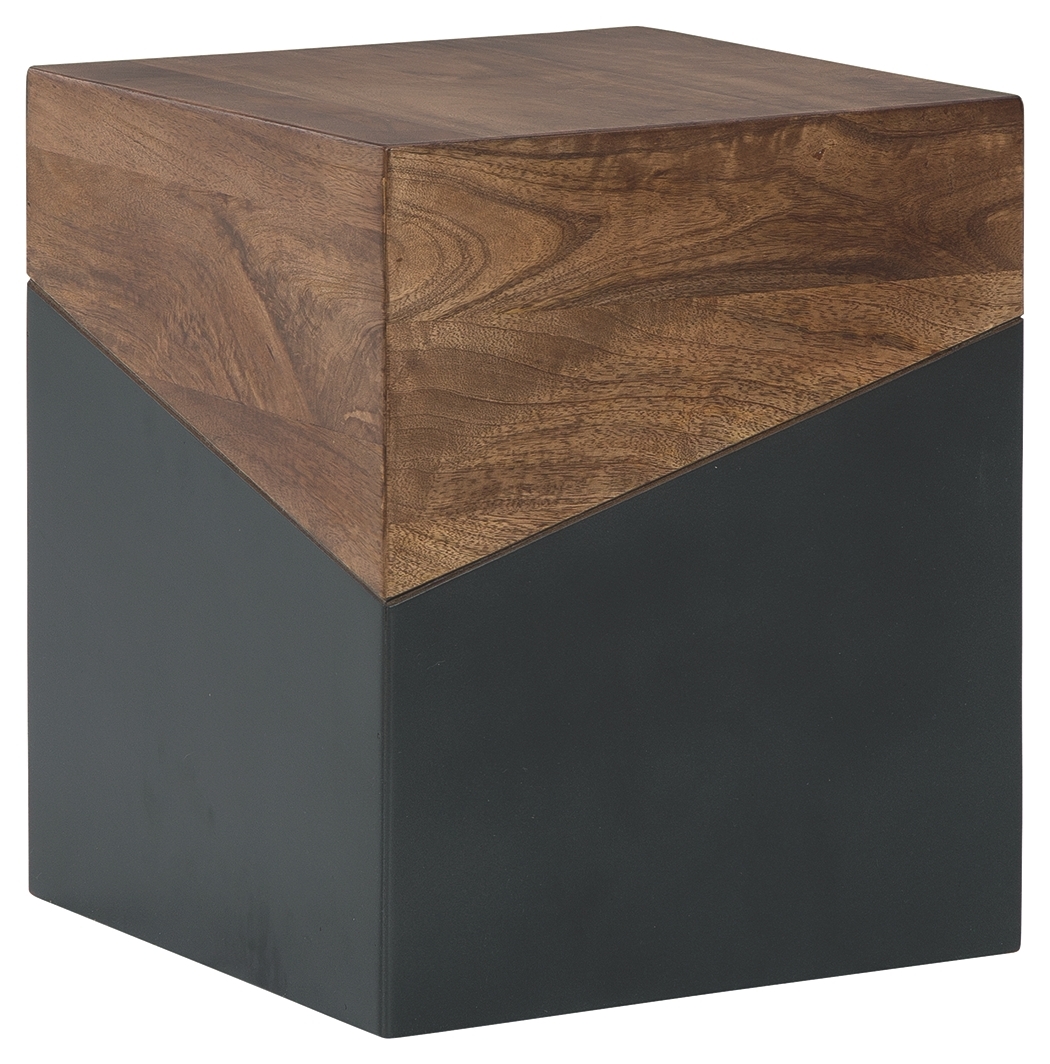 Trailbend - Accent Table - Brown / Gunmetal - Image 6