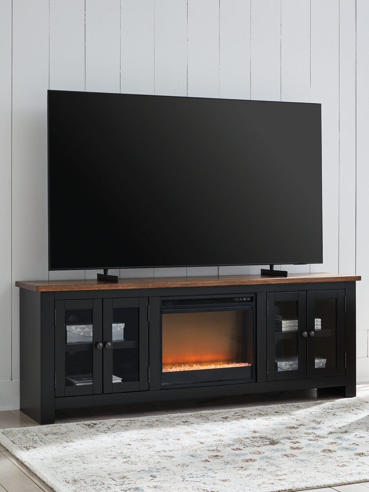 Wildenauer - 76" TV Stand With Electric Fireplace - Image 7