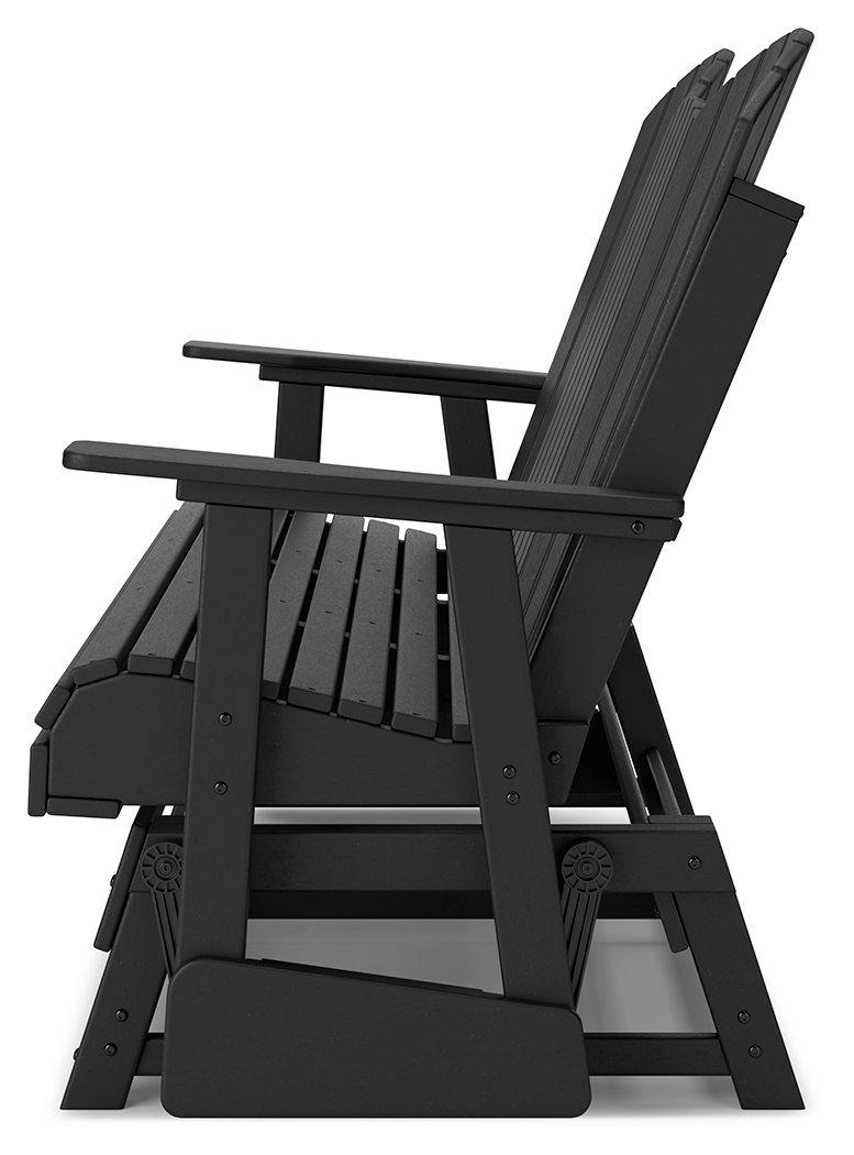 Hyland Wave - Glider Loveseat - Image 8