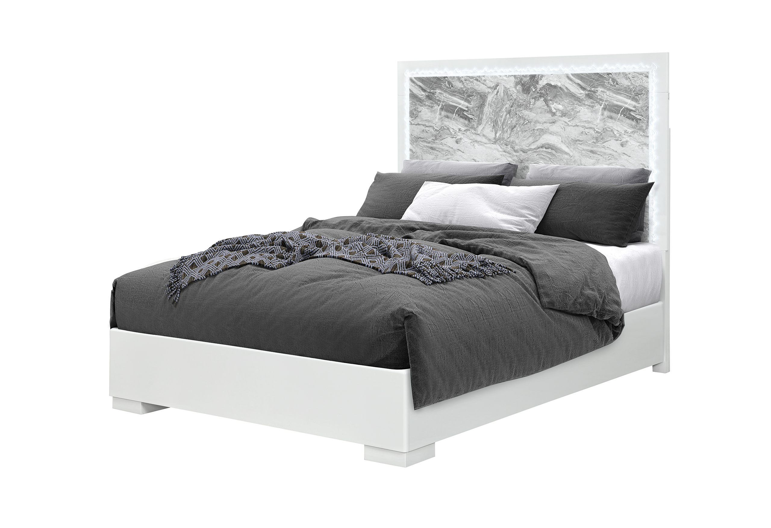Naomi - 5 Piece Bedroom Set - Silver - Image 9