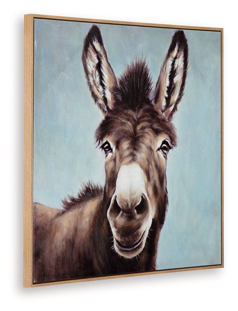 Landerton - Wall Art - Brown / Blue / White - Image 3