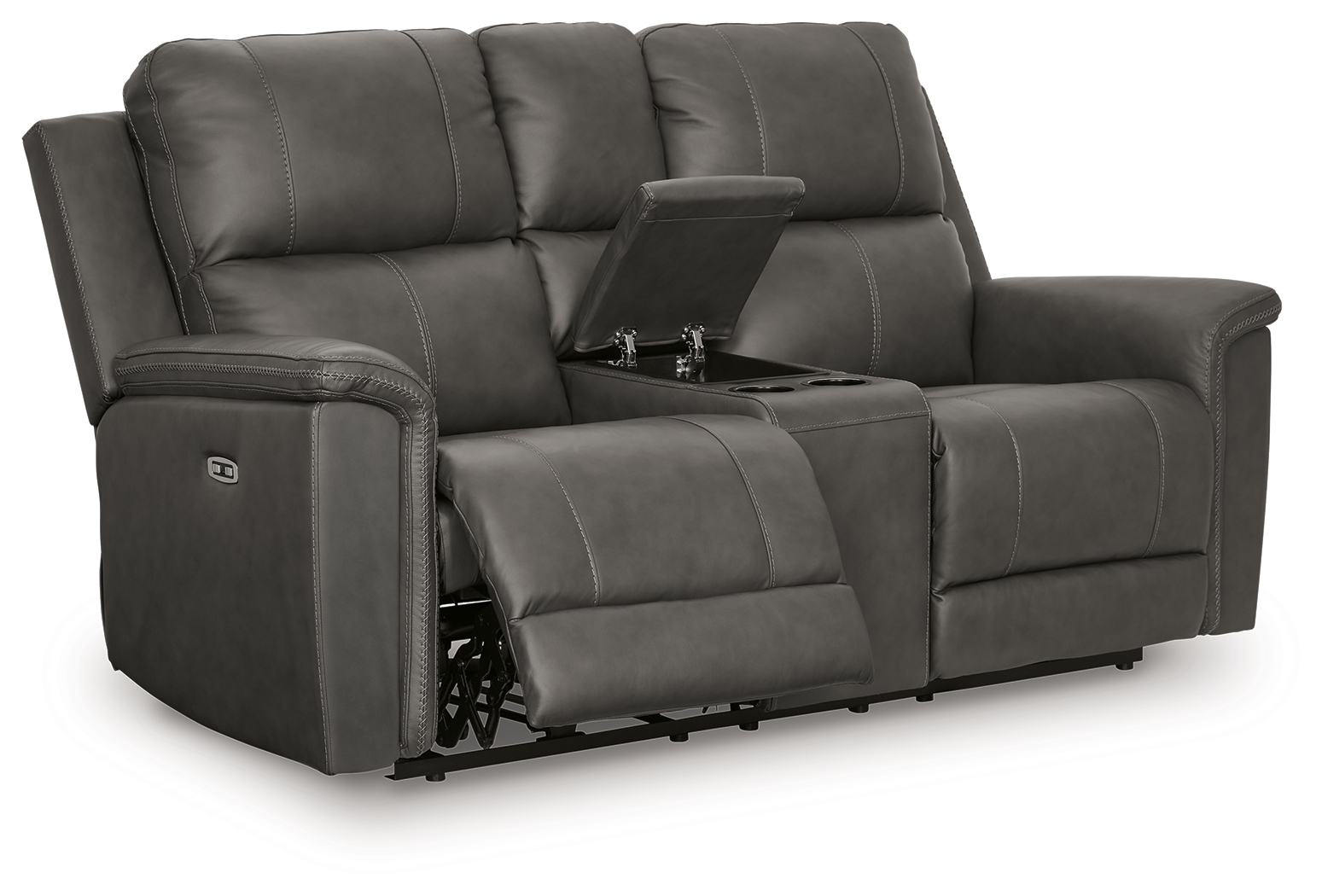 Bleckley - Power Reclining Loveseat With Console / Adjustable Headrest - Image 4