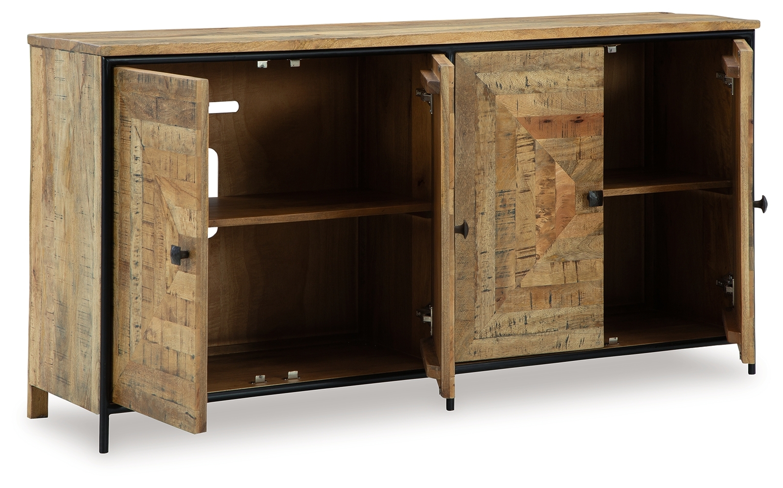 Camney - Accent Cabinet - Brown / Black - Image 3