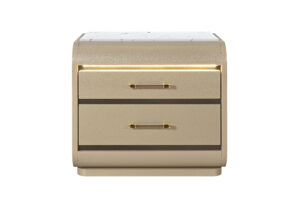Genesis - Nightstand With LED - Gold