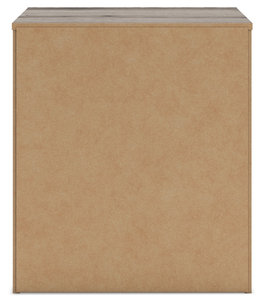 Graystorm - Two Drawer Night Stand - Brown Gray - Image 6