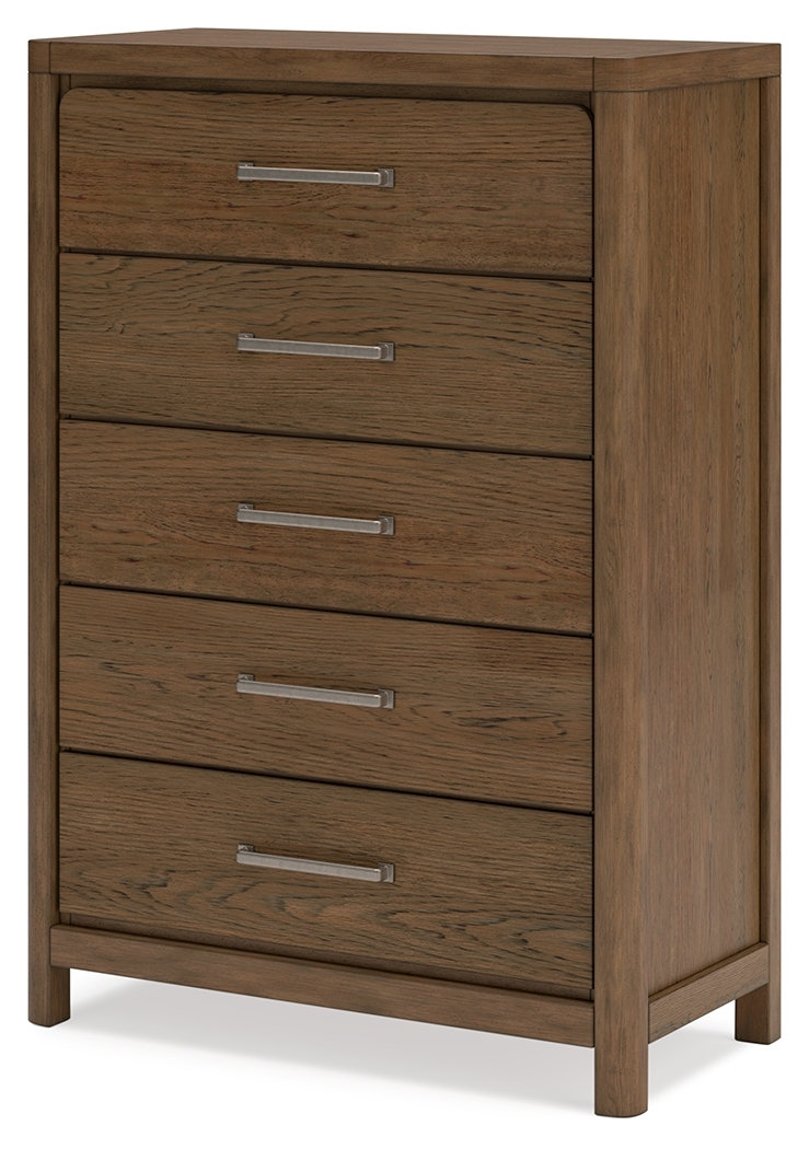 Cabalynn - Five Drawer Chest - Light Brown - Image 4