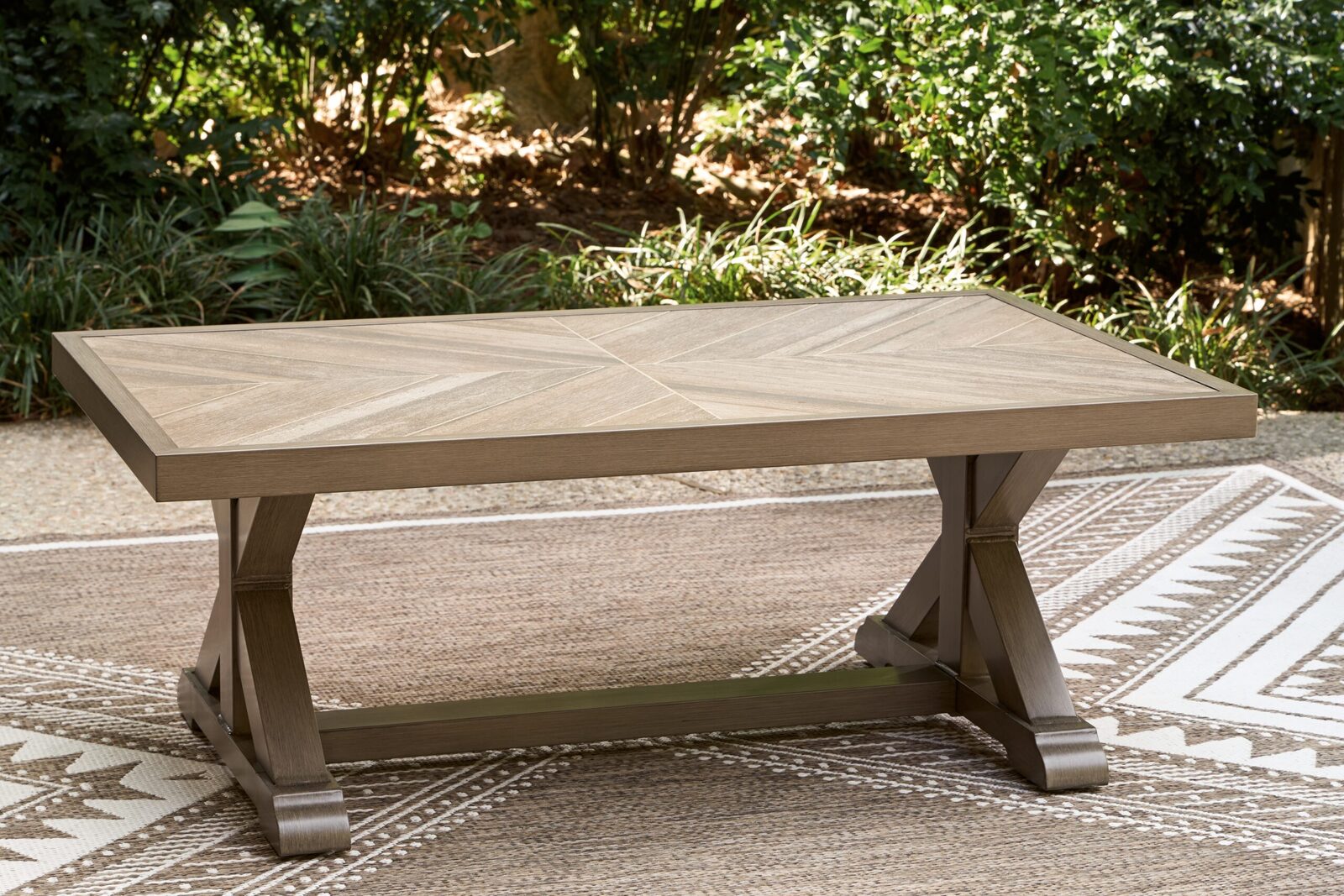 Laguna Heights - Rectangular Cocktail Table - Beige - Image 4