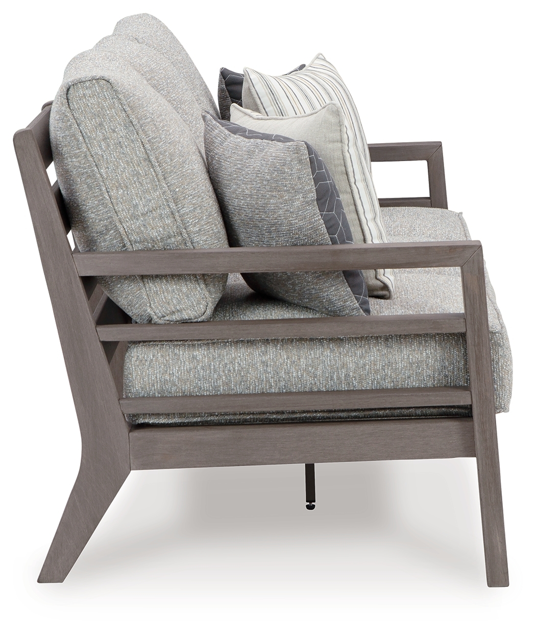 Hillside Barn - Sofa With Cushion - Gray / Brown - Image 4