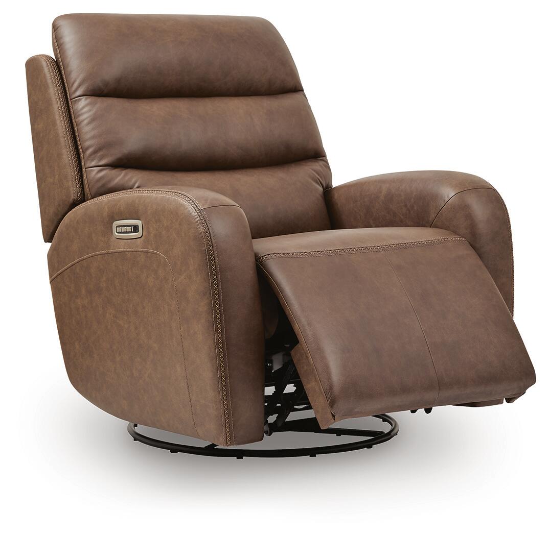 Motion-Max - Swivel Glider Power Recliner - Saddle - Image 3