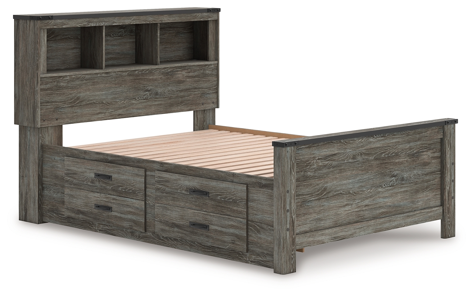 Frandern - Bookcase Panel Bed - Image 3