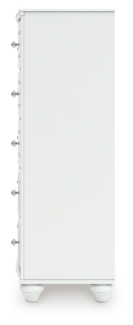 Kozlani - Five Drawer Chest - White - Image 8