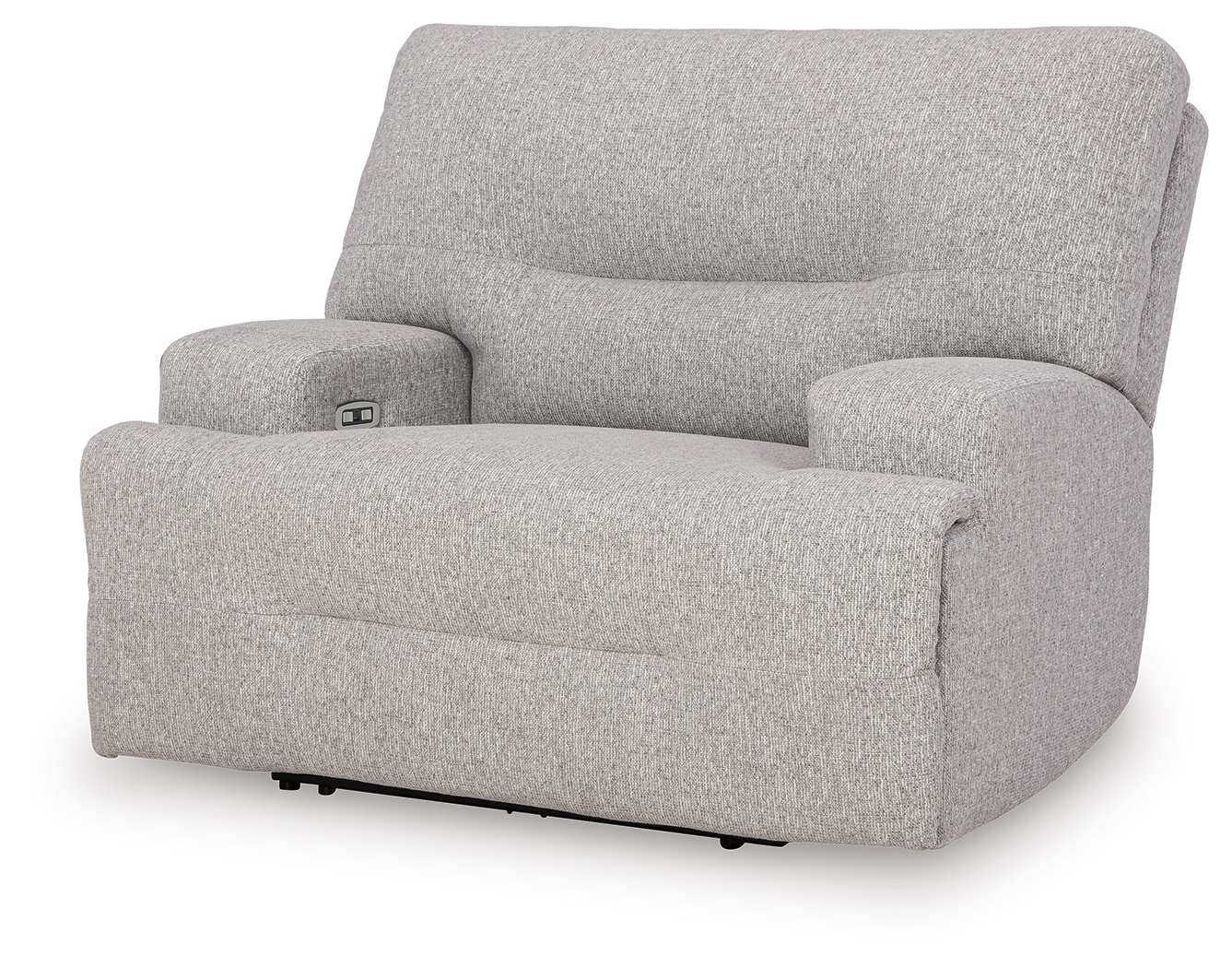 Acklen Place - 4 Pc. - 3-Piece Power Reclining Sectional Sofa With Raf Chaise, Wide Seat Power Recliner - Pewter - Image 8