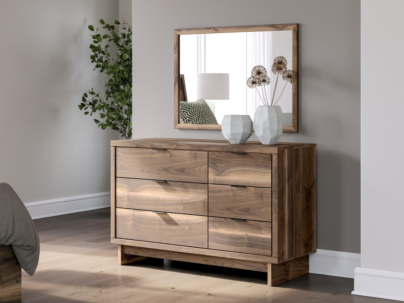 Chirason - Dresser And Mirror - Brown - Image 2