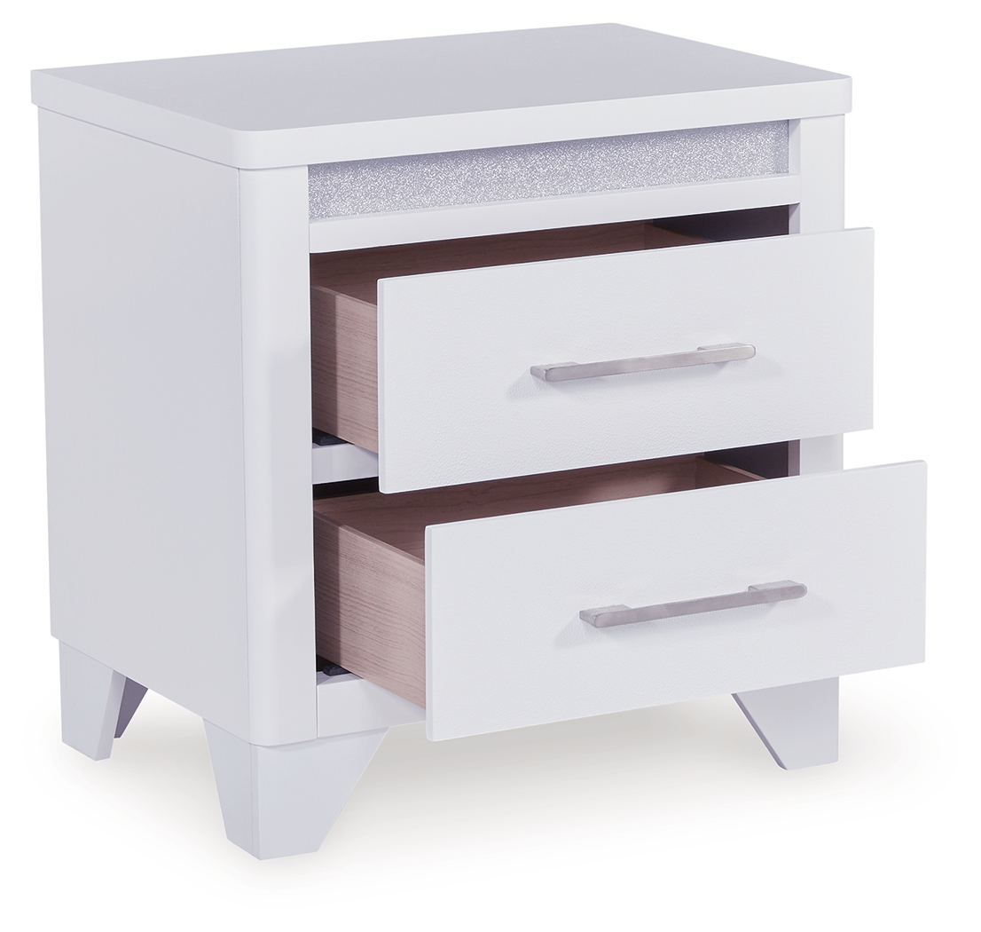 Jarlee - Two Drawer Night Stand - White - Image 3