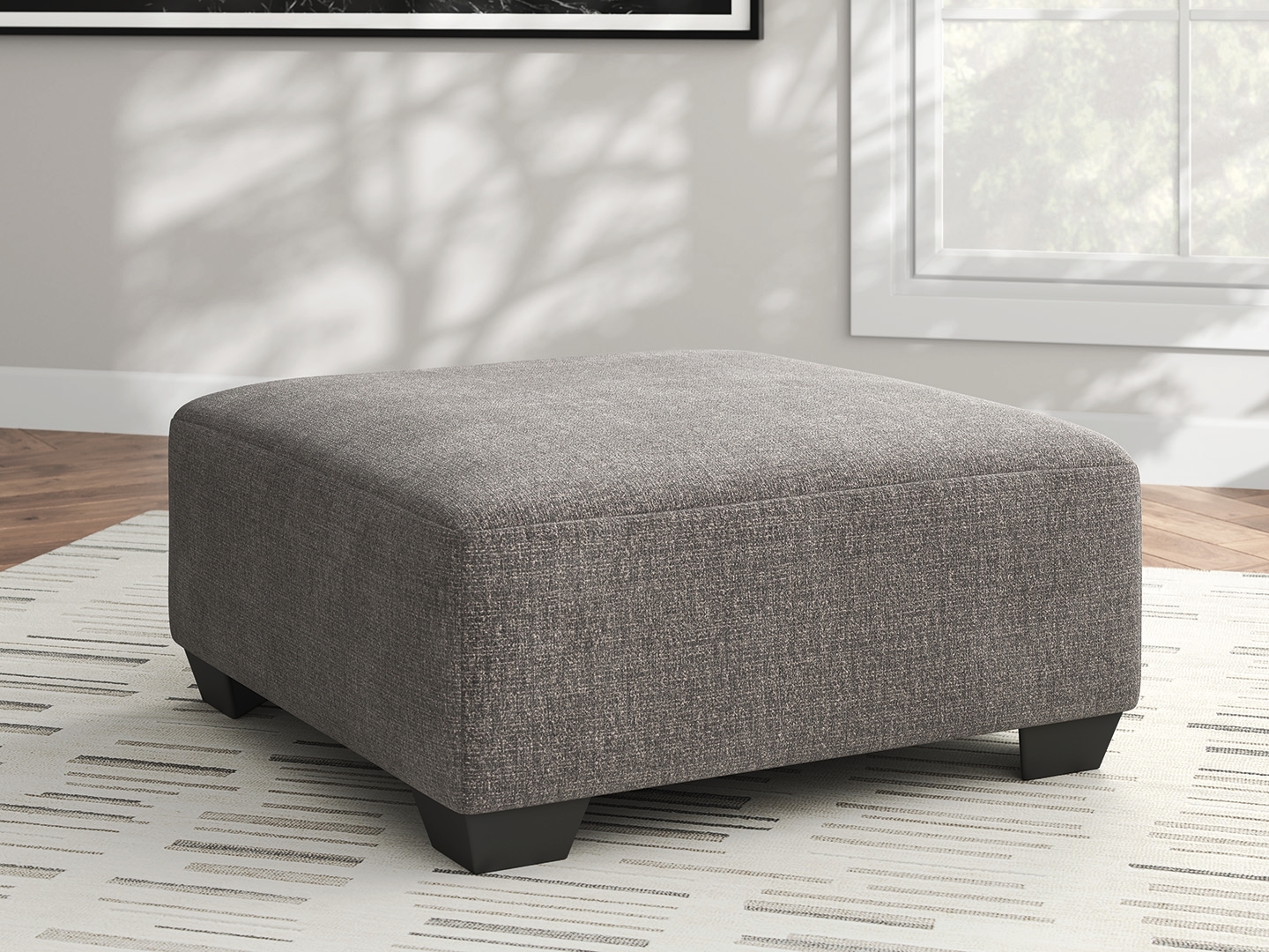 Clarington - Oversized Accent Ottoman - Greystone - Image 2