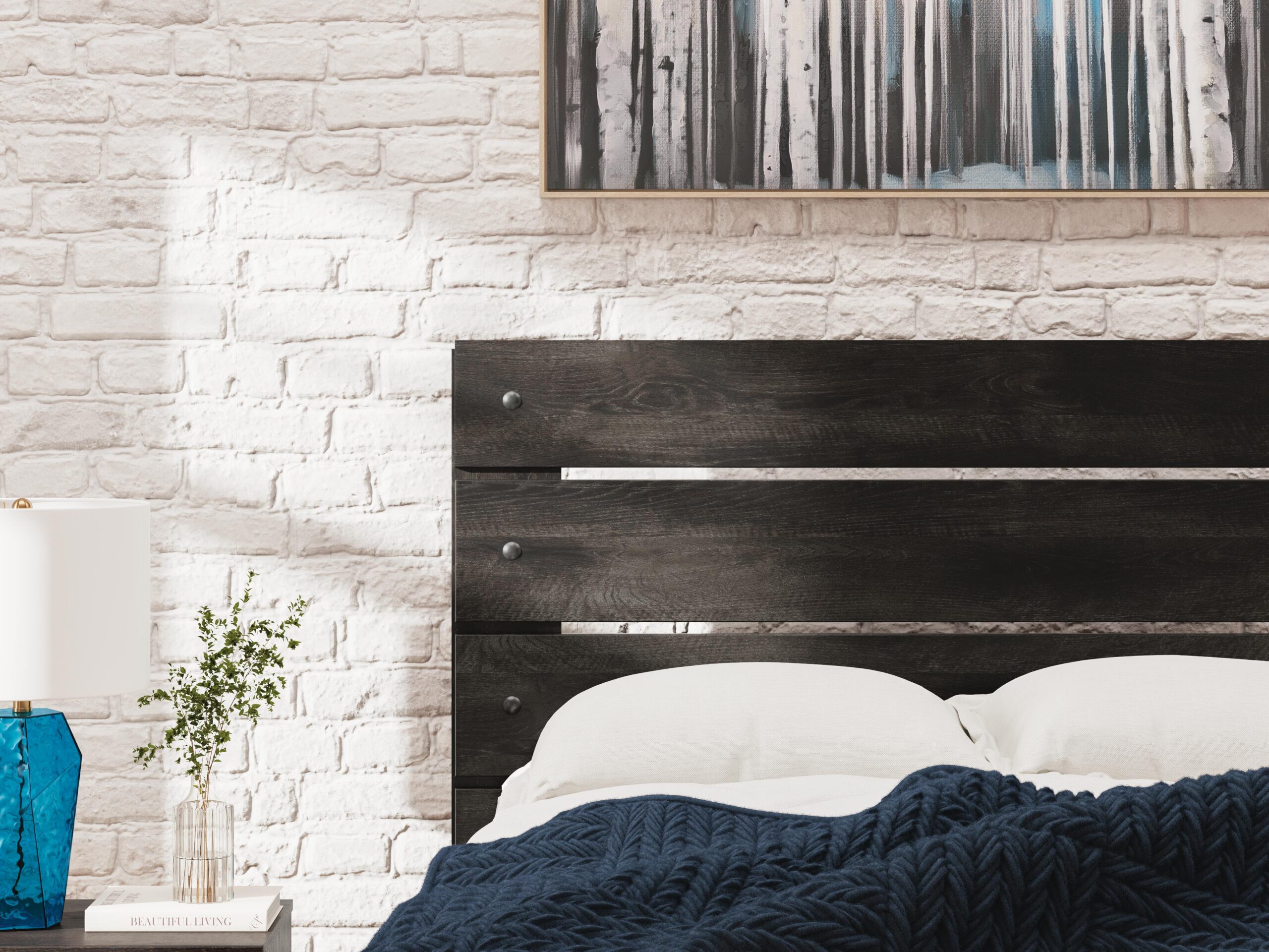 Hollivern - Panel Bed With Storage - Image 11