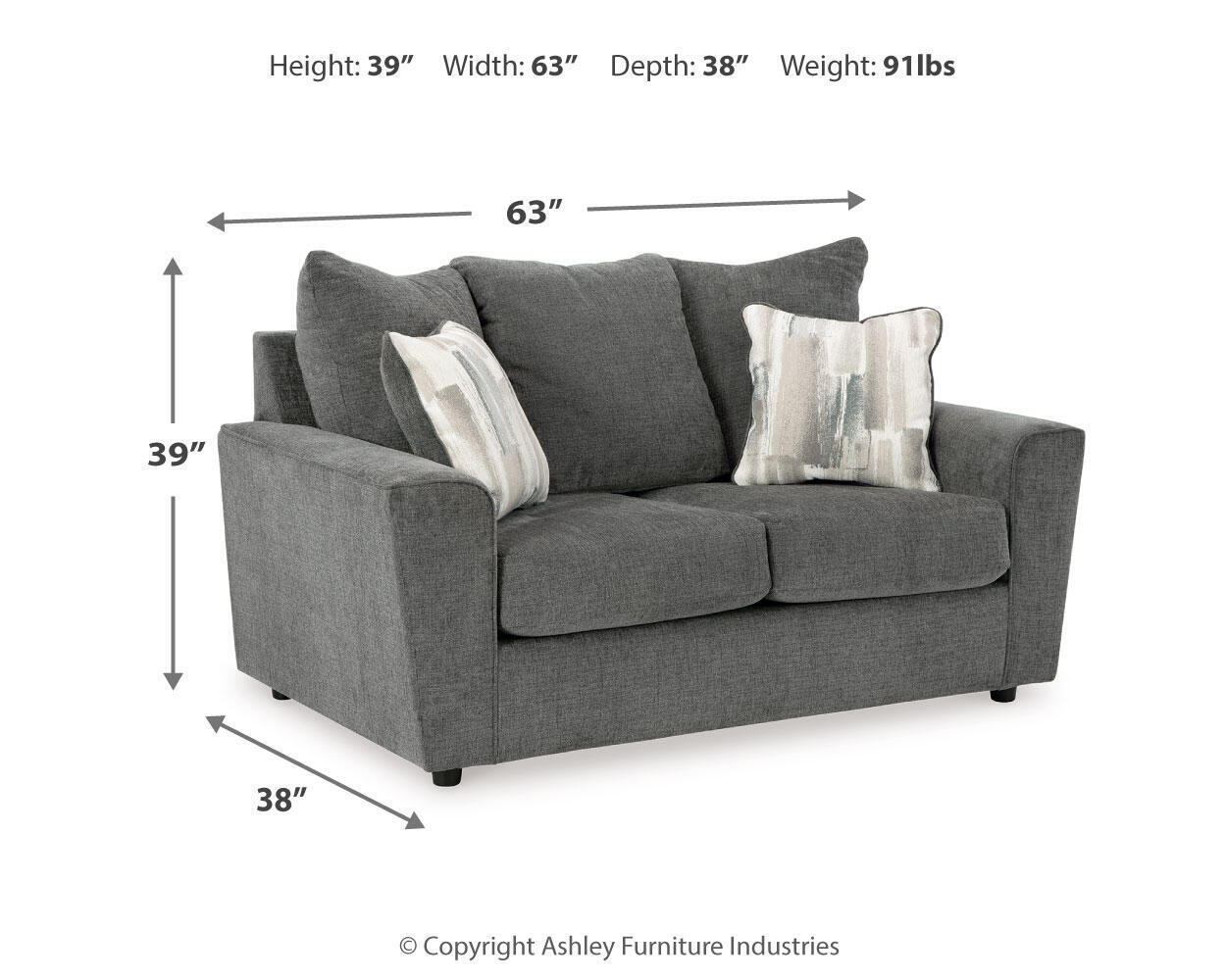 Stairatt - Loveseat - Image 6