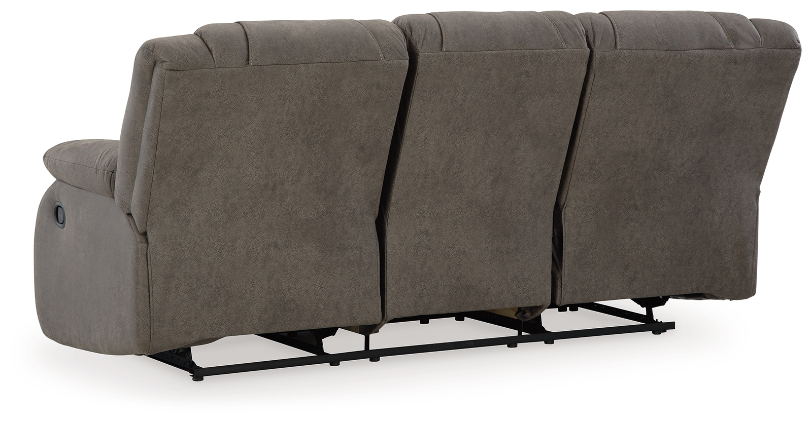 First Base - Reclining Sofa - Gunmetal - Image 6