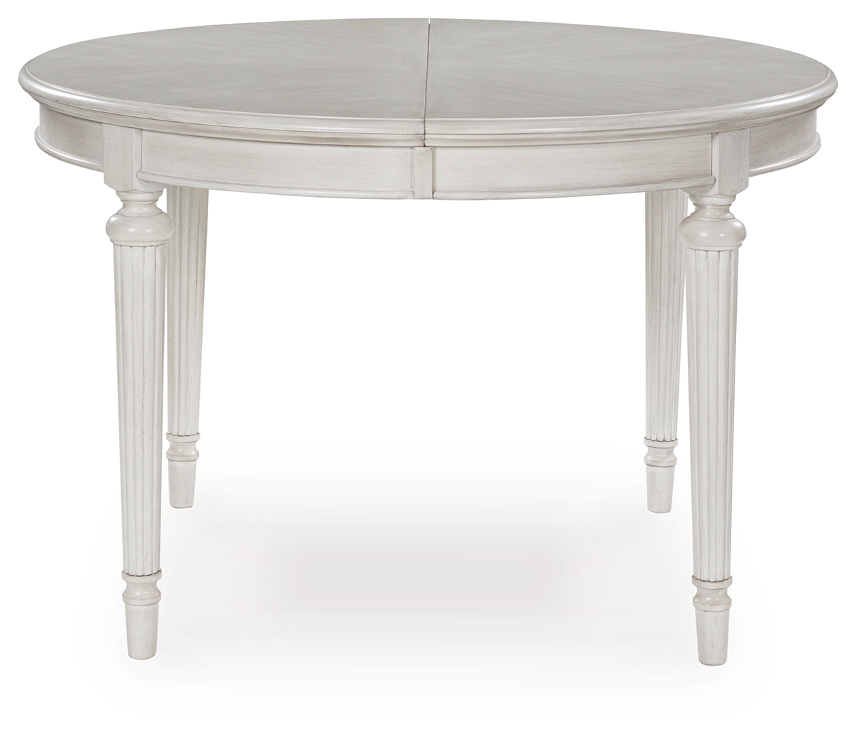 Montelaine - Oval Dining Room Extension Table - Antique White - Image 5