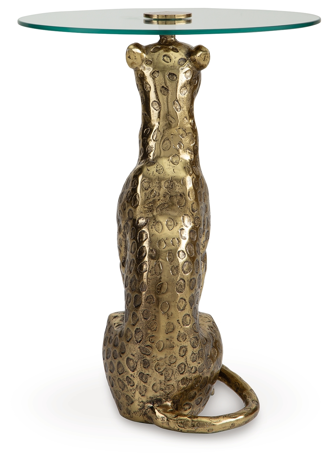 Vallain - Accent Table - Antique Gold Finish - Image 5