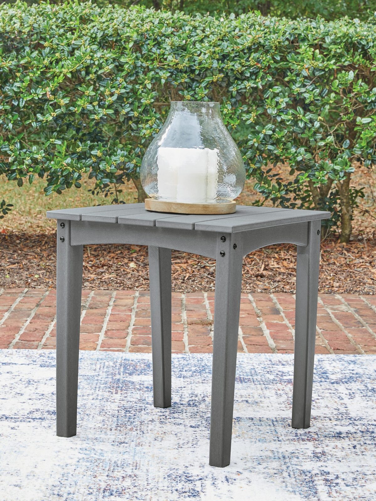 Cove Beach - Square End Table - Gray - Image 2