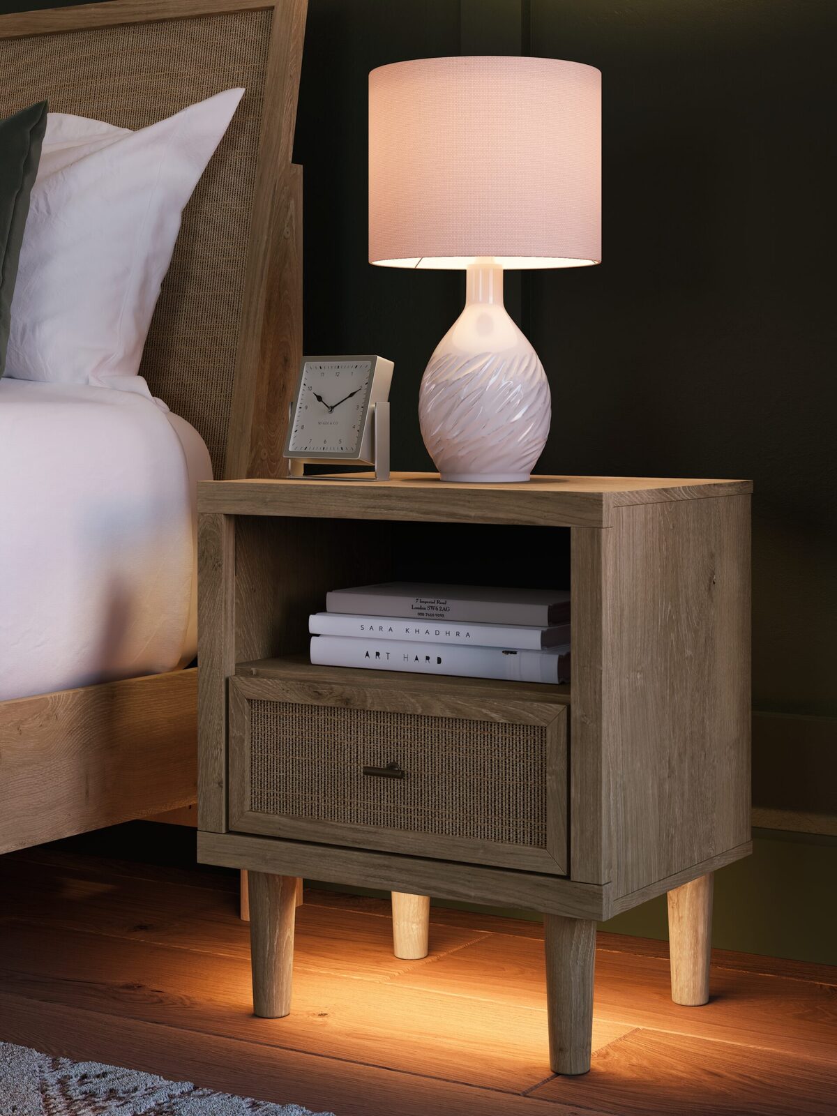 Cielden - One Drawer Night Stand - Two-Tone - Image 11