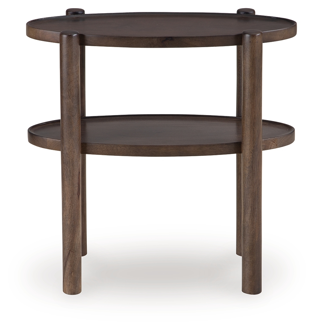 Wiattbury - Accent Table - Gray Brown - Image 3
