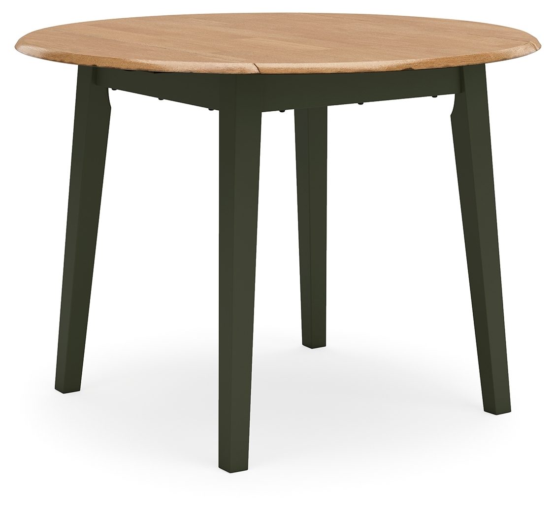Gesthaven - Round Dining Room Drop Leaf Table Set - Image 7