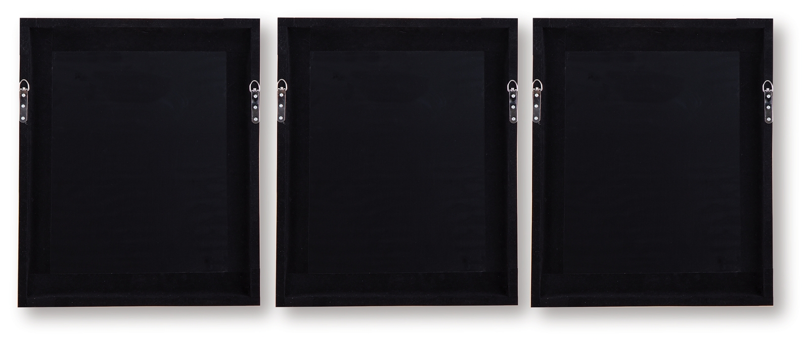 Hendridge - Wall Art Set (Set of 3) - Taupe / White - Image 4