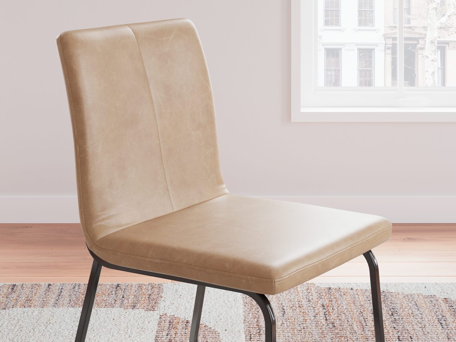 Pharwynn - Dining Upholstered Side Chair (Set of 4) - Toast - Image 10