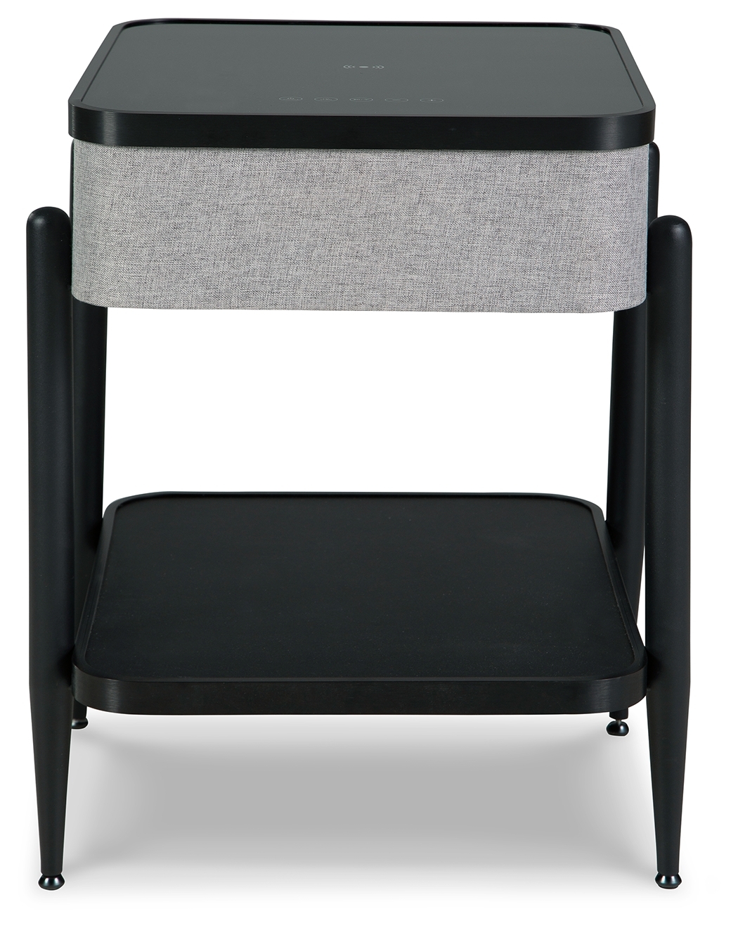 Jorvalee - Accent Table with Speaker - Gray / Black - Image 3