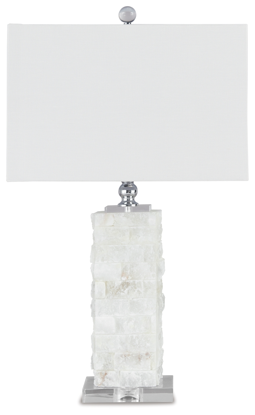 Malise - Alabaster Table Lamp - White
