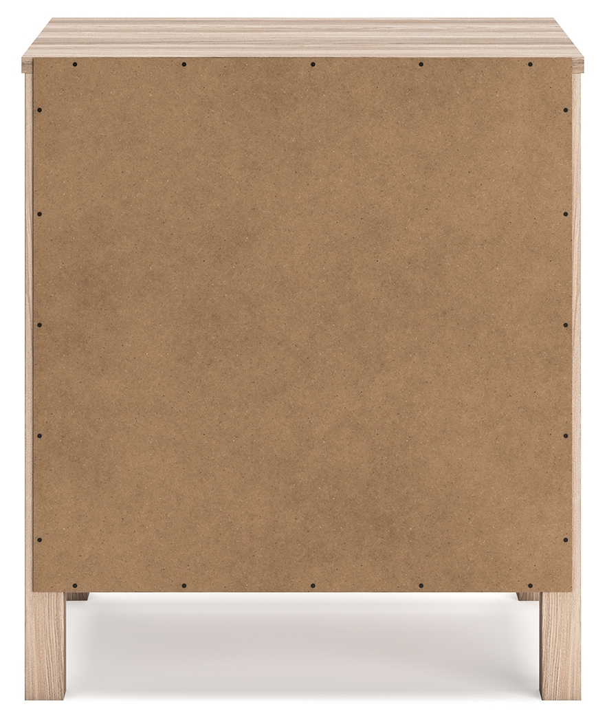 Battelle - Two Drawer Night Stand - Tan - Image 6