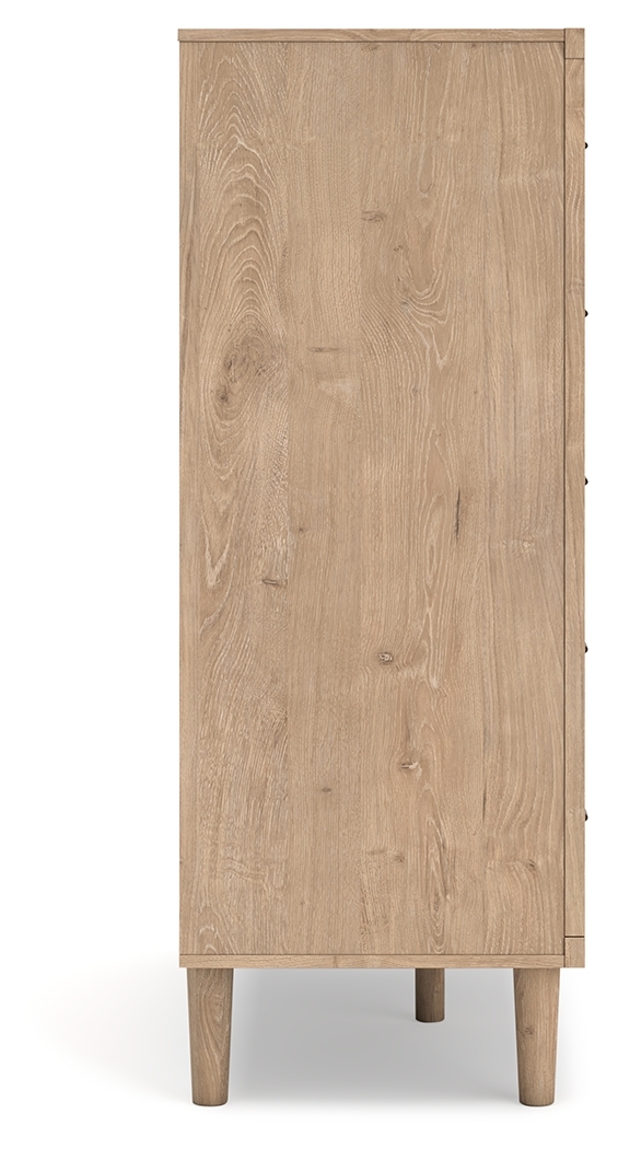 Cielden - Five Drawer Wide Chest - Two-Tone - Image 8