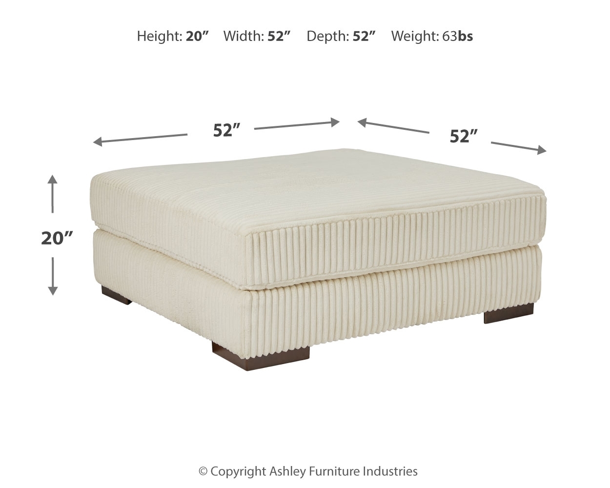 Lindyn - Oversized Accent Ottoman - Image 5