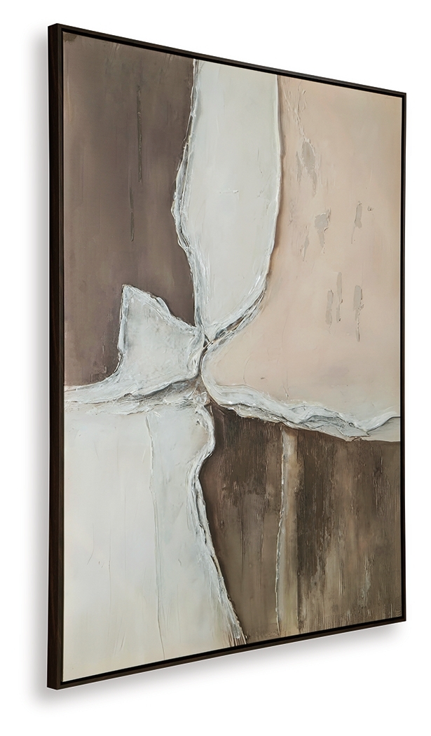 Junward - Wall Art - Brown / Tan / White - Image 3