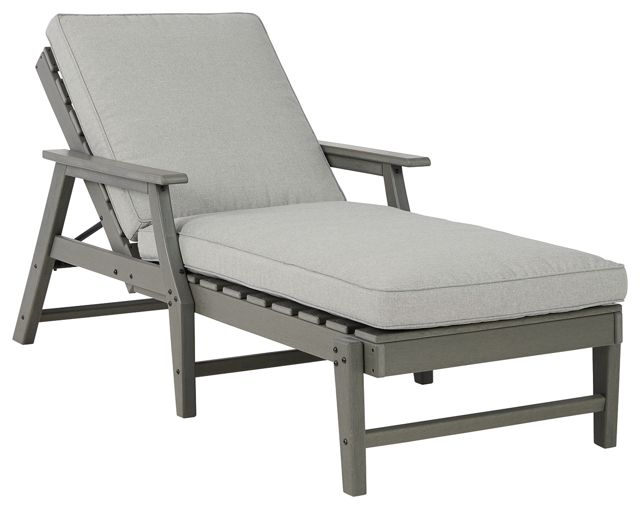 Visola - Chaise Lounge with Cushion - Gray - Image 3