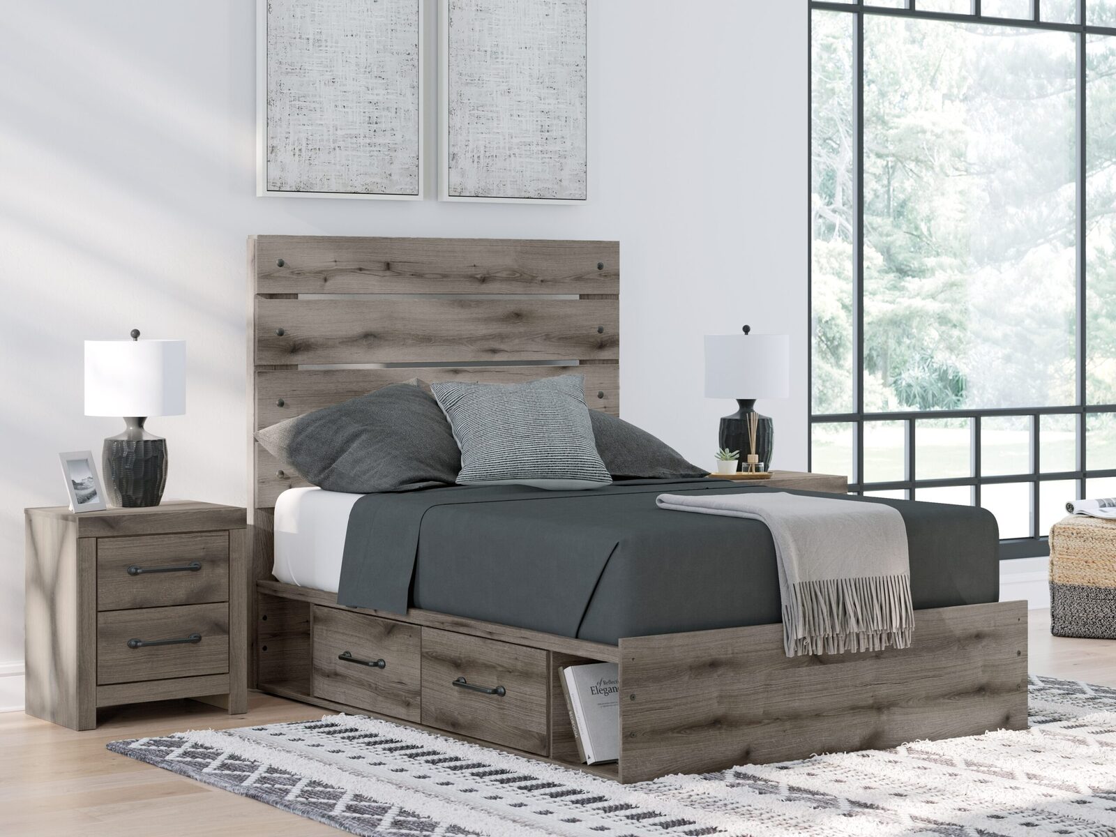 Graystorm - Panel Storage Bed - Image 3
