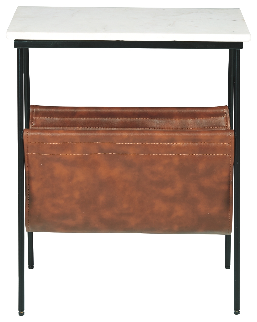 Etanbury - Accent Table - Brown / Black / White - Image 3